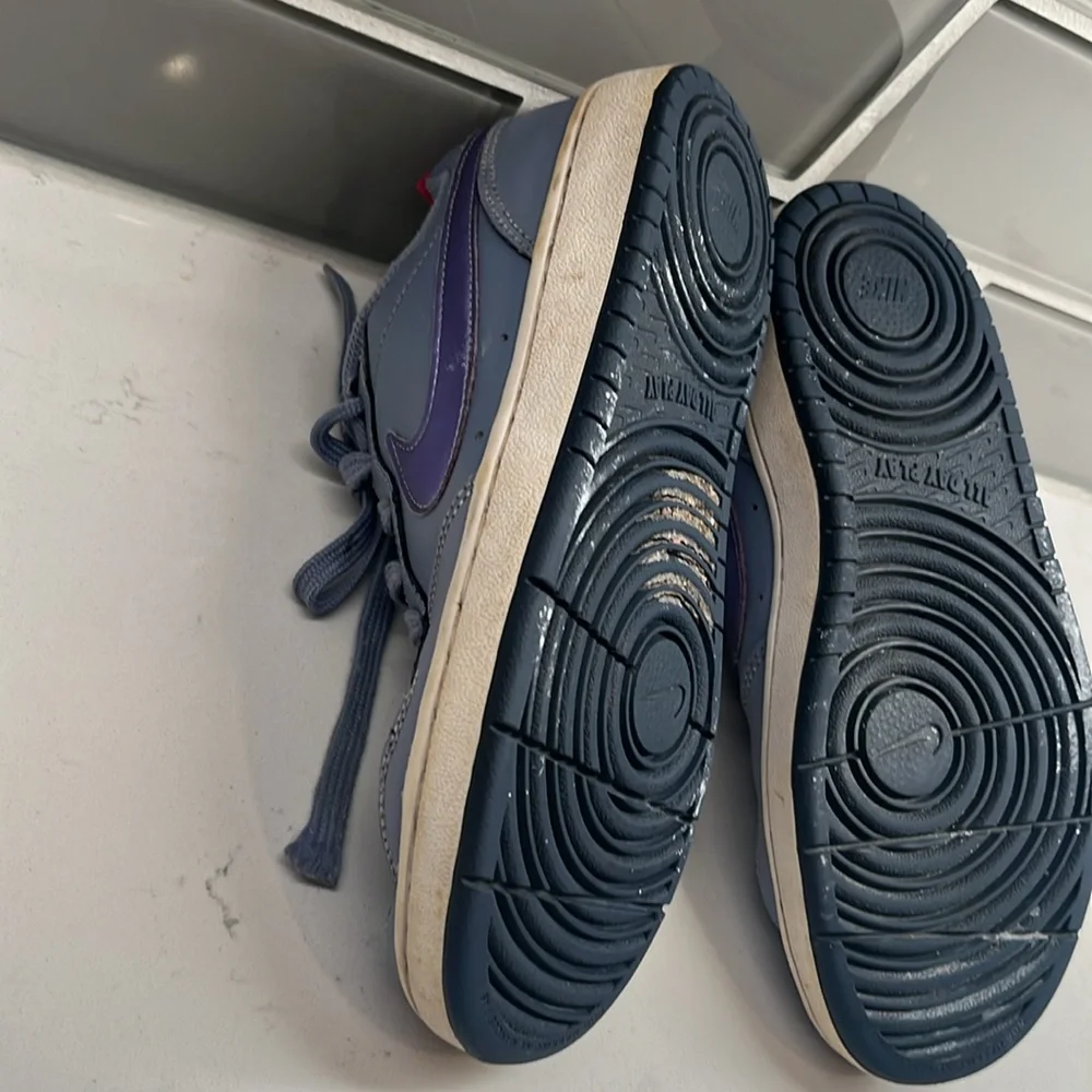 Nike Court Borough Low 2 Youth Sneakers 4 Ashen‎ Slate Athletic Shoe BQ5448-402